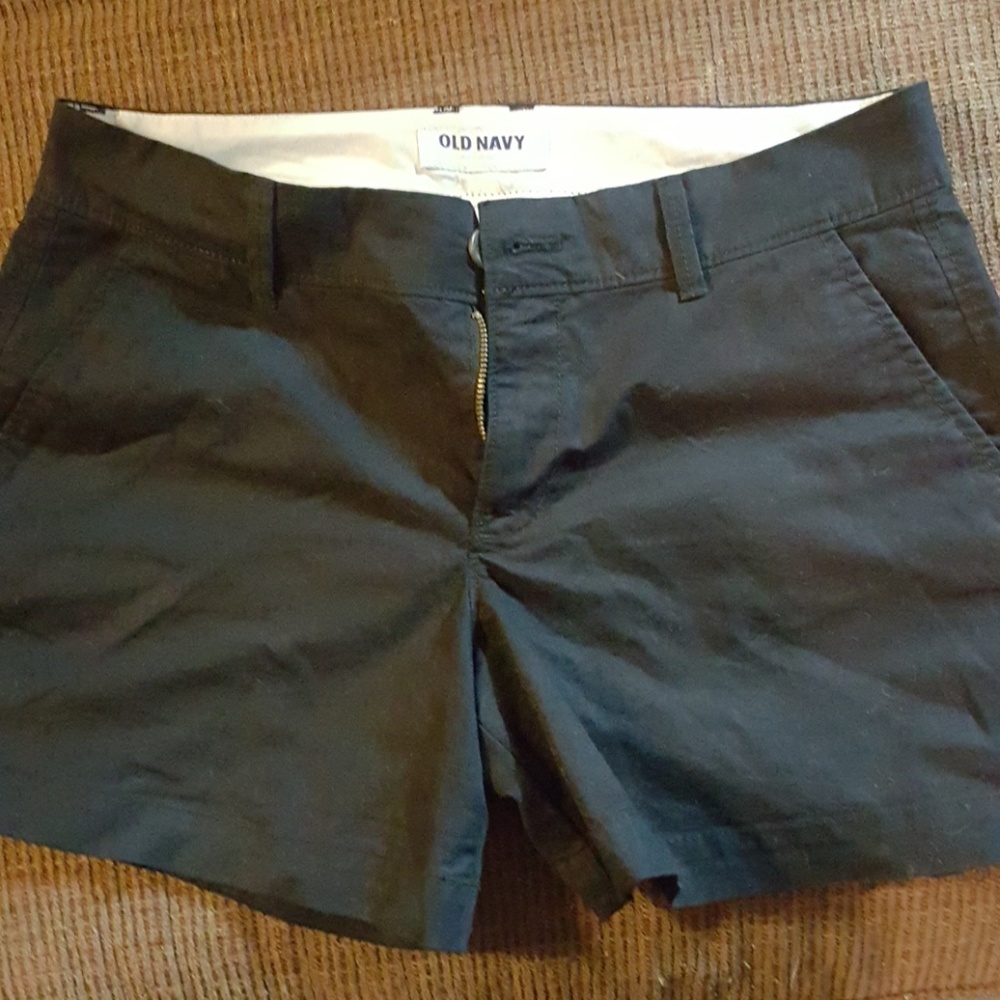 Black cotton shorts great condition size 4
